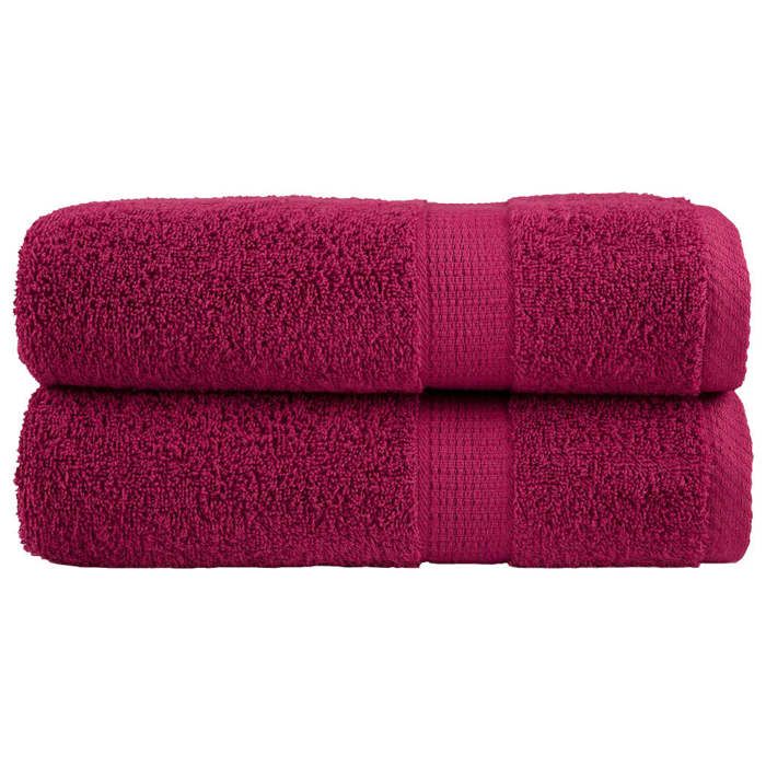 VidaXL Superior Quality Shower Towels 2 Pcs, Bath Sheets, Guest Towels, Bathroom Towels 137212