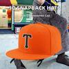 Men's Sporty Street Style New Design Baseball Hats Fashionable 3D Embroidery Personalized Snapback Made of Twill Fabric