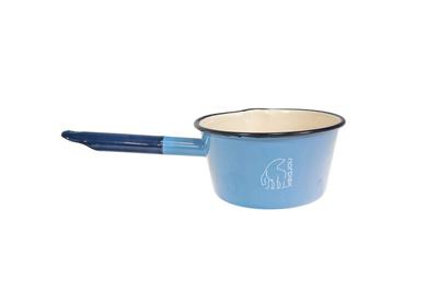 Эмалированная кастрюля NORDISK для кемпинга Madam Bla Bla, небесно-голубая, 700 мл, японская, 119090 (Мадам Кастрюля) [Подлинный продукт]