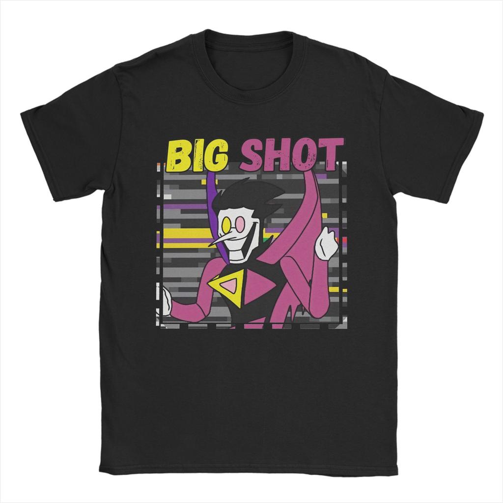 Men Women Spamton and Tenna Child of Divorce Deltarune Game T Shirt Cotton Graphic Printing Tee Shirts Clothing Outfits Tops