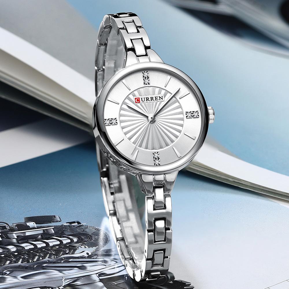 CURREN Luxury Brand Watch for Women Waterproof Diamond Elegant Ladies Watch Original Quartz Women's Watches Bracelet Gifts