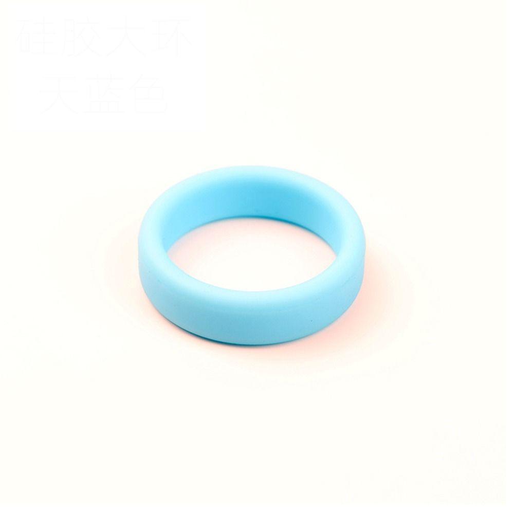 2Pcs Thick Flat Rubber Ring Silicone Tightle Stretchable Wheel Ring Flexible Elastic Silicone Luggle Wheel Hoops Diameter 35mm
