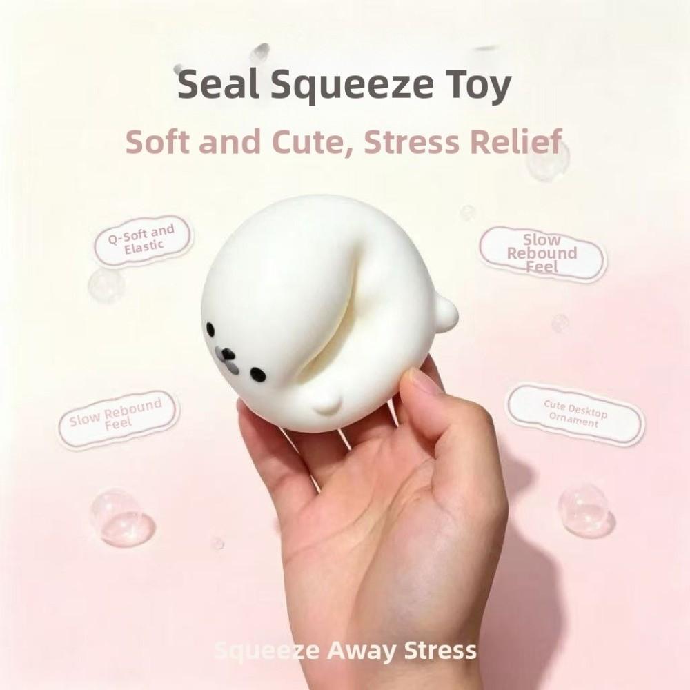 Slow Rebound Seal Squishy Toy Slow Rising Seal Fidget Toy Seal Squeeze Toys Gift Giving