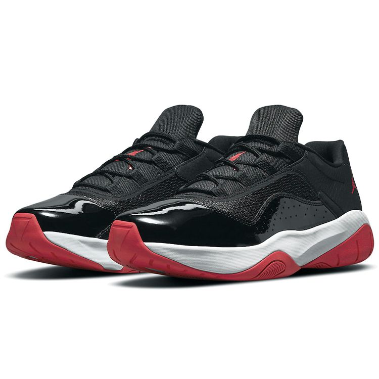 Мужские кроссовки Air Jordan 11 CMFT Low Bred Black Gym-Red White DM0844-005