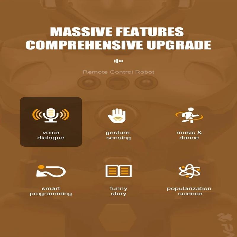 Новый интеллектуальный голосовой диалог пульт дистанционного управления робот игрушка программирование голосовое управление двойной режим пульт дистанционного управления жестами электрическая модель игрушка мальчик подарок