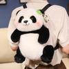 Panda Plush Toy Cartoon Child Bedroom Decoration Scene Doll Raccoon Backpack