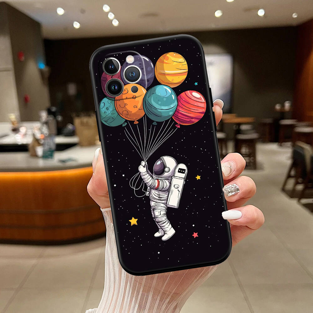 Astronaut Space Moon Phone Case for Xiaomi Poco C40 C51 C50 C55 C65 C71 C75 C85 F8 F7 F6 F5 F3 F2 X7 X6 X4 X3 M7 M6 M5 M4 M3 M2 Pro