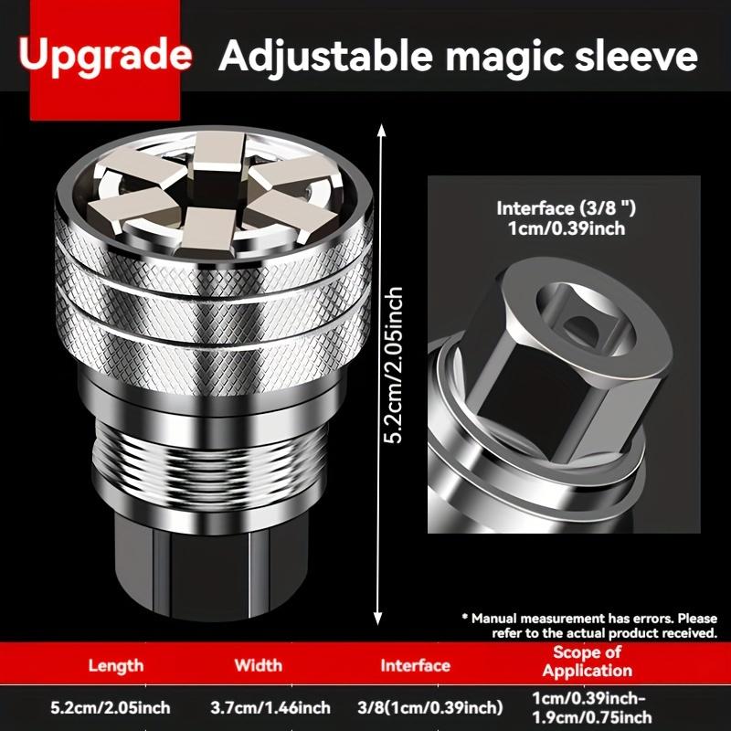 Multi Functional Universal Socket Tool, Adjustable Sleeve, Multifunctional Hexagonal Screw Nut