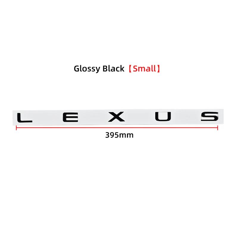 3D ABS Car Letters Rear Trunk Lexus Logo Emblem Stickers Badge For Lexus F SPORT GX460 Ct200h IS250 ES 220D IS200 Fsport GS GX