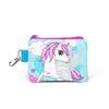 Детский синий неоновый розовый кошелек для монет с рисунком единорога 21811