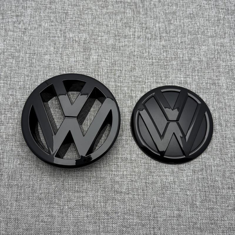 Compatible with Volkswagen Golf 4-7.5: Front, Rear, Tail Emblem English Letter Modification Kit.