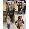 Moonlight strips, fox fur vest, fur coat, women's new winter fur coat