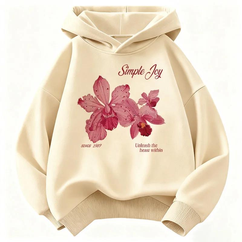 2026 Girls Cute Printed Hooded Sweatshirt for Kids, Warm and Stylish Casual Sweatshirt for Boys and Girls, Perfect for Spring.