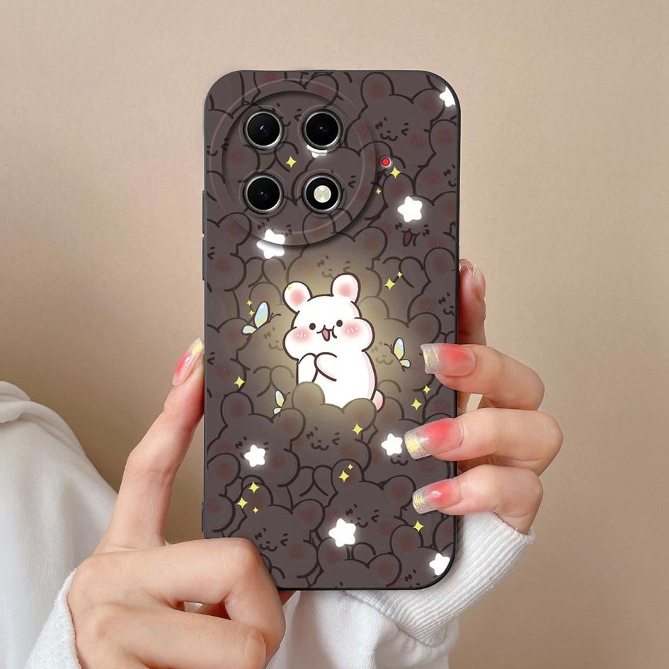 Для Tecno Camon 30 30S Pro 30C Spark Go 1 2025 Pop 9 20 Pro Чехол-оболочка Lovely Panda Эстетические ультратонкие жидкие силиконовые парные чехлы для Tecno Capa