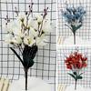 Flexible and Real Touch Artificial Magnolia Bouquet for Custom Floral Display