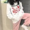 Harajuku, панк, готическая уличная одежда, топы с принтом Love Will Tear Us Apart, Lil Peep, хип-хоп, рэп, шикарный женский пуловер, толстовка с капюшоном
