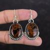 Mahogany Obsidian Earrings Gemstone Jewelry Handmade Earrings 925 Sterling Silver Earring Amazing Drop Earring Gifts For Her Silver Jewelry