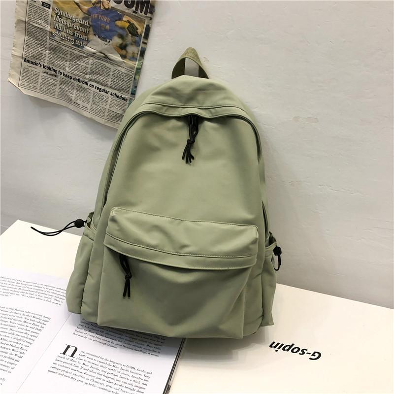 Студенческая однотонная простая сумка через плечо, большая вместимость, дорожная сумка