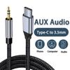 Cable 3.5mm Male Type C Male Aux Audio Cable Audio Adapter Aux Converter Cord Type C to 3.5mm