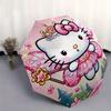 Hello Kitty,Fairy Automatic opening and closing folding umbrella with 8 rib frame and compact travel design,perfect for all occasions | St