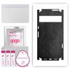 apgo Protective Skin Sticker for the Back+sides Compatible with Google Pixel 8 Pro, Full Wrap Film, Foil, Vinyl - Pattern Black Leather