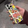 Чехол для телефона Taiko No Tatsujin Для iPhone 17 Air 16 E 15 14 13 12 11 Plus Pro Max Электроокрашенный Прозрачный Мягкий Чехол