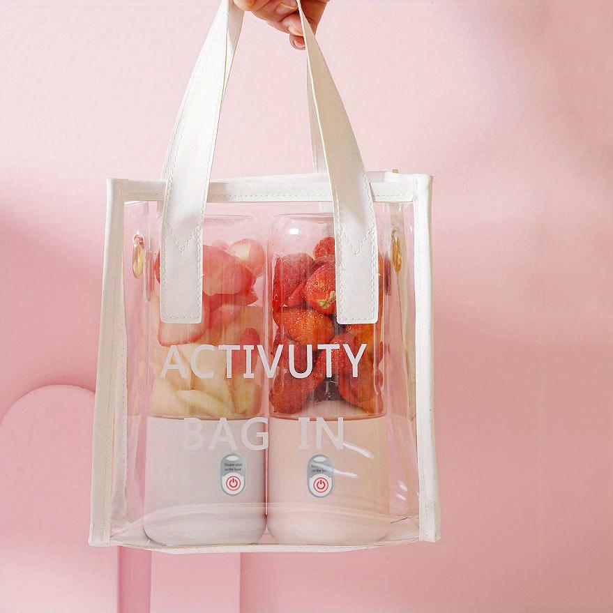 Portable Blender For Shakes And Smoothies, 18 Oz Type-C USB Rechargeable Personal Blender, Mini Juice Blender With 4 Blades For Travel Sports Kitchen