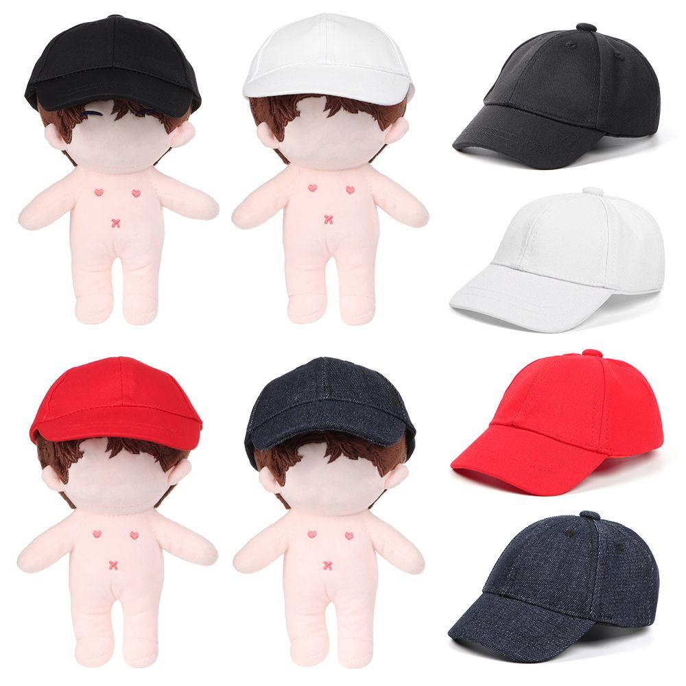 Candy Color Doll Straw Hat 20cm Doll Hat Doll Baseball Cap Fashion Caps Animal Casual Hat