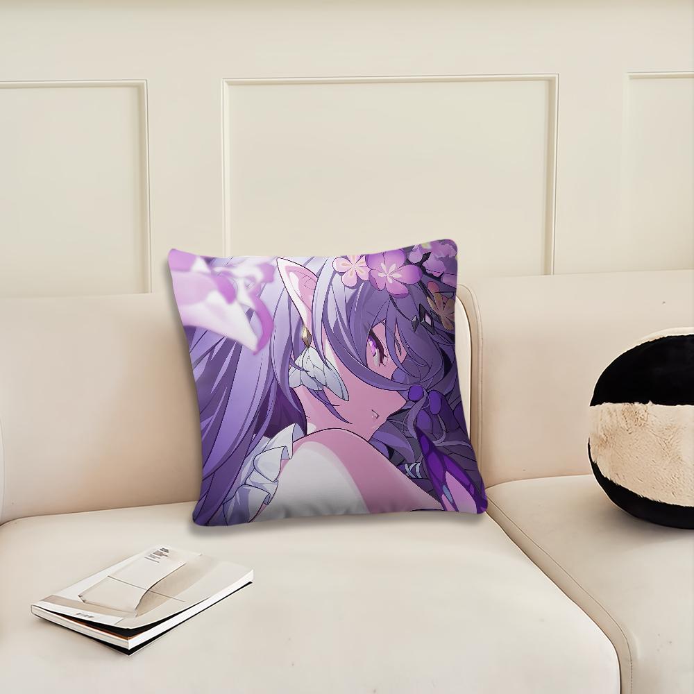 Игра Castorice Honkai Star Rail наволочка Подушка Комната Спальня Изголовье Диван Гостиная Спинка Подушка-чехол для сна