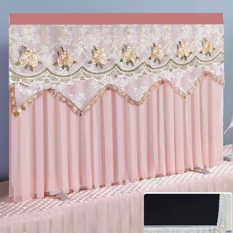 Универсальная пылезащитная крышка для телевизора в китайском стиле - Полное покрытие, Включение без снятия, Совместимость 55-75 дюймов