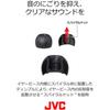 JVC EP-FX9S-B Replacement Earpiece Spiral Dot 6 Pieces S Size Black
