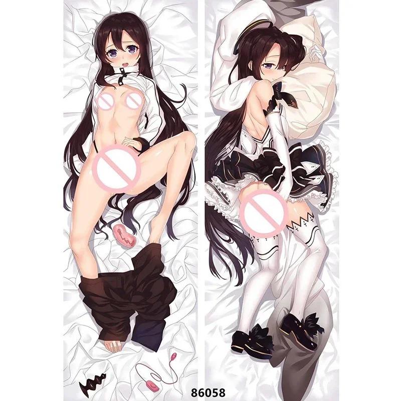 60x180 смSword Art Online Подушка Аниме Казуто Асуна Двусторонняя наволочка с принтом Обнимающая наволочка для тела Постельное белье Чехлы для подушек