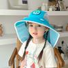 Children's Hat Summer Cartoon Sun Protection Sun Hat Face Protection UV Mesh Breathable Boy and Girl Shawl Hat