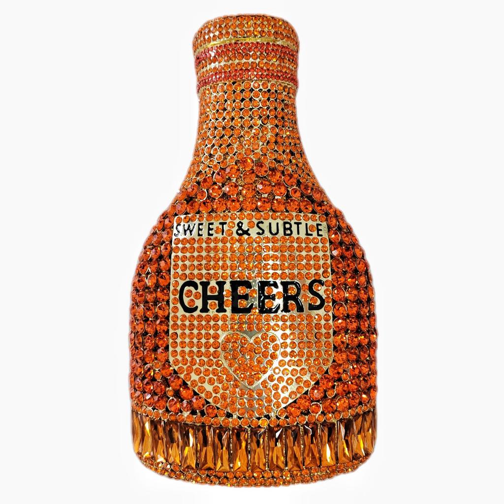 CHEERS Синяя Бутылка Вечерние Хрустальные Сумки Кошельки Роскошные Женские Свадебная Вечеринка Клатчи Дамские Алмазные Кошельки Женские Сумки на Плечо со Стразами