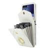 Чехол для Samsung Galaxy Z Flip7 5G с блокировкой RFID, из ПУ кожи+ТПУ, чехол для телефона с плечевым ремнем