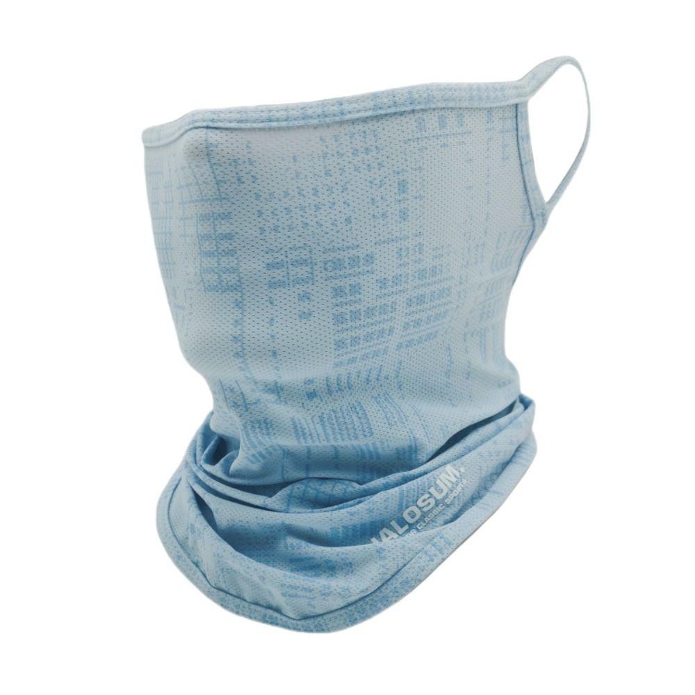 Ice Silk Cycling Face Mask Nylon Fishing Sports Half Mask Fashion Cool Bandana Summer