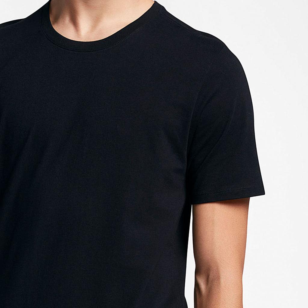 Nike T Shirts Men's Black Crew Neck Moderate 844807-010