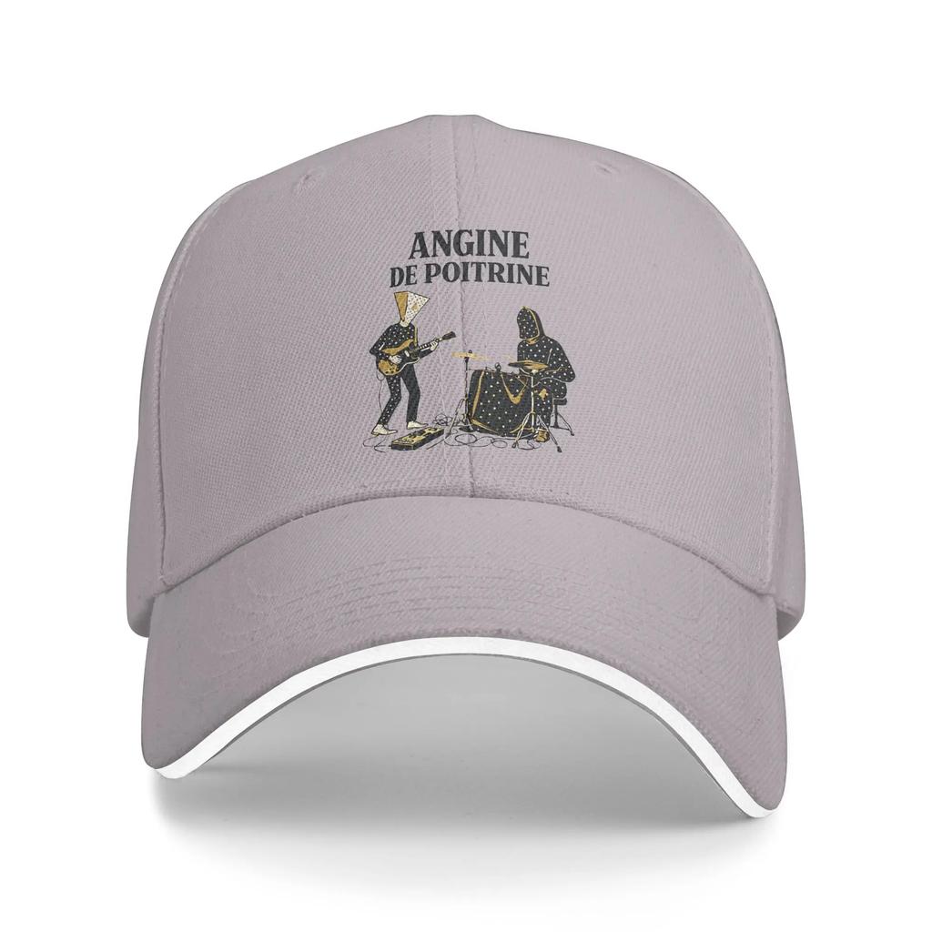 Angine De Poitrine Baseball Cap Retro Sherpa Unisextra Sandwich Hat Unisex Style Adjustable Hats Cap Workouts