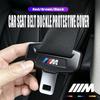 For BMW E82 M Logo Car Soft touch Silicone Seat Belt Buckle Protective Cover Decorative Accessories For BMW X1 X2 X3 X5 X4 X6 X7 iX3 F20 F10