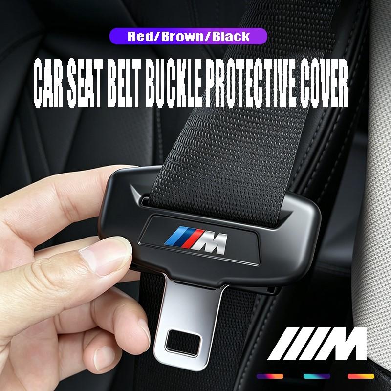 For BMW E82 M Logo Car Soft touch Silicone Seat Belt Buckle Protective Cover Decorative Accessories For BMW X1 X2 X3 X5 X4 X6 X7 iX3 F20 F10