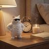 Забавная Крутая Статуэтка Кота 3D Печатная Милая Кошка в Солнечных Очках Фигурка Причудливый Котёнок Украшение для Рабочего Стола Подарки для Любителей Кошек