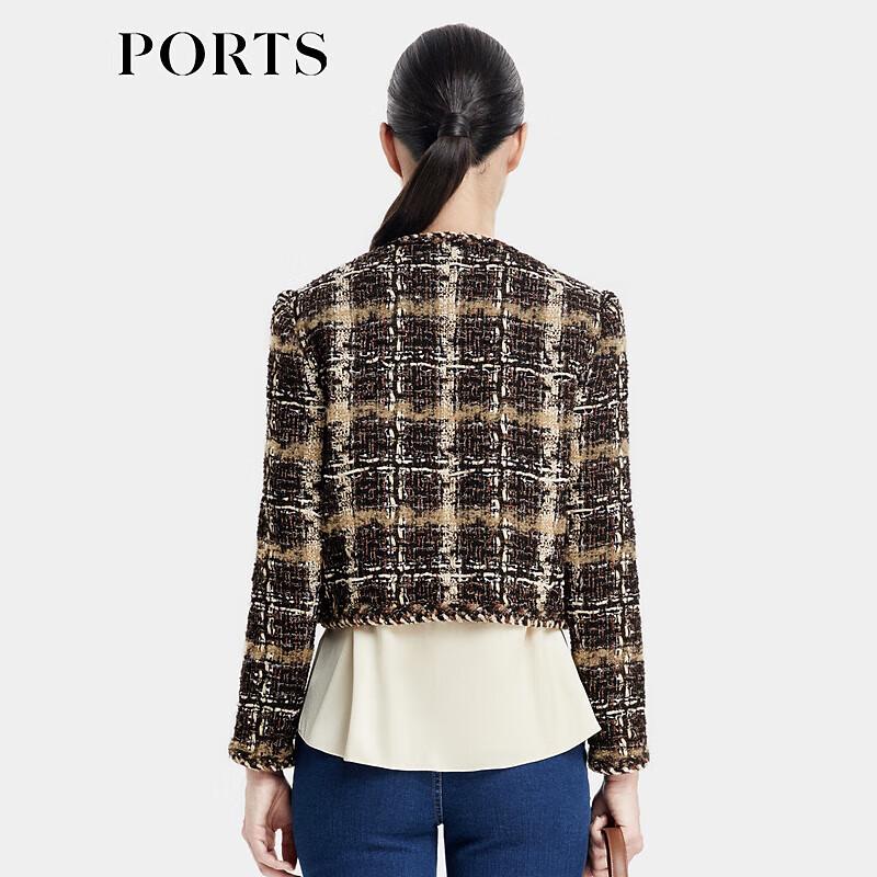 PORTS Women's Hand-Woven Tweed Jacket