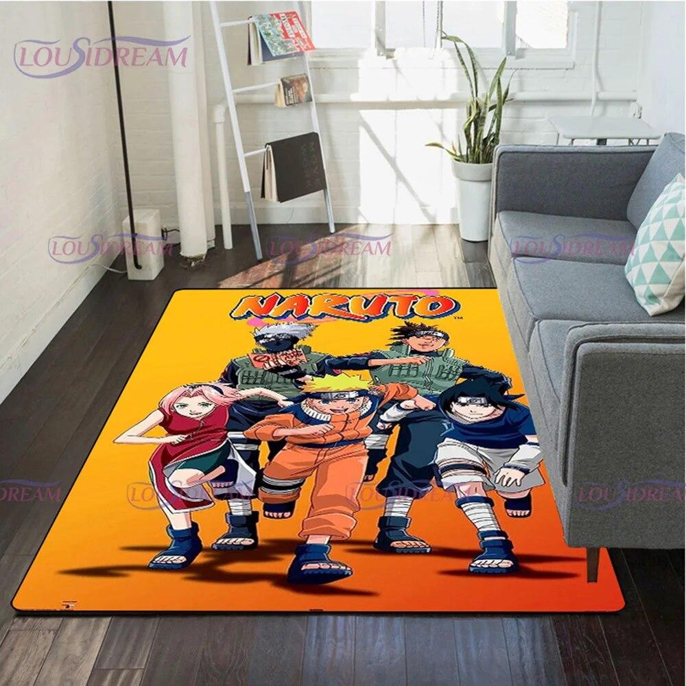 Креативный ковер с принтом N-Naruto, коврик для йоги, нескользящий ковер, коврик для ванной, напольный коврик, коврик для гостиной, подарок на день рождения