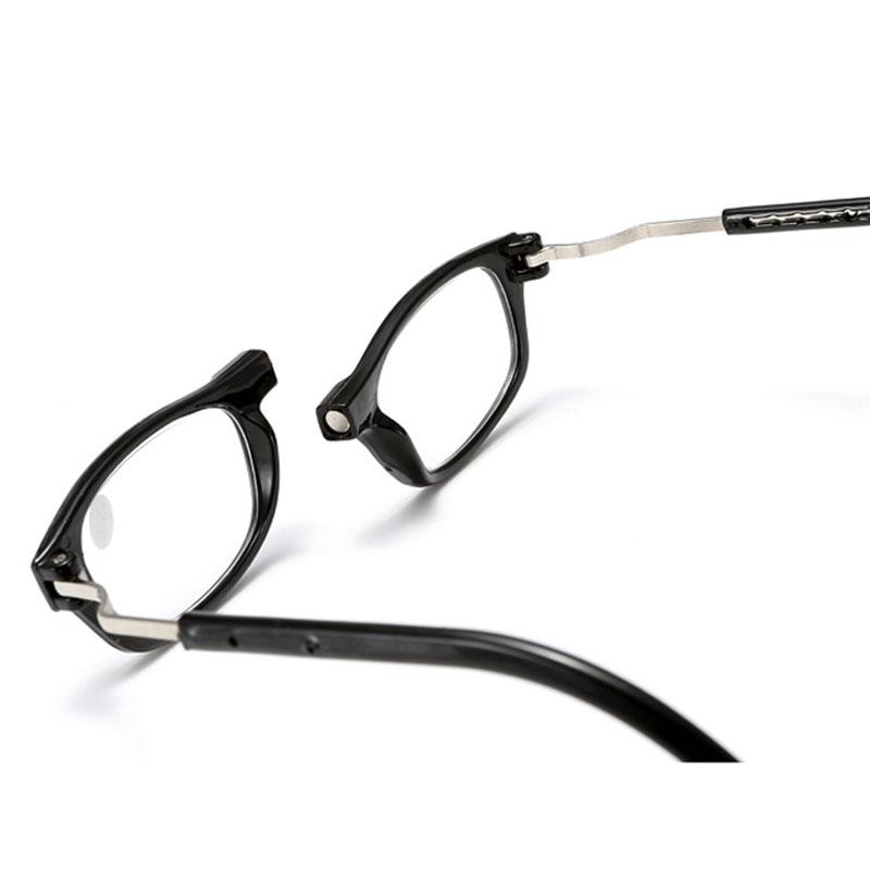 Пресбиопия квадратные популярные высококачественные постоянные портативные очки для чтения Gafas магнитные подвесные очки для мужчин горячая распродажа аксессуары для полной оправы