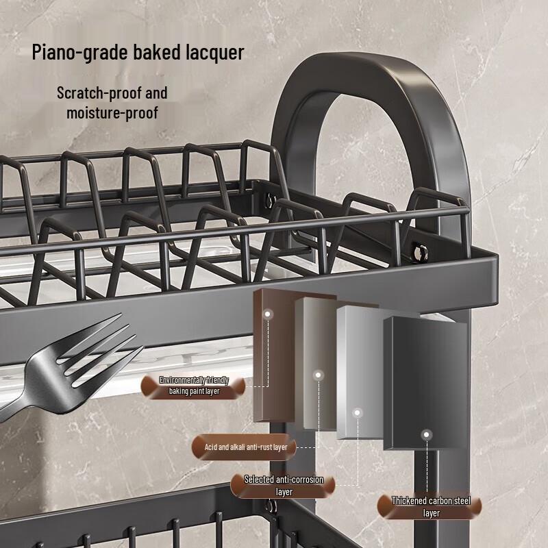 Multifunctional Kitchen Countertop Dish Drying Rack