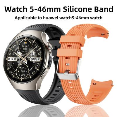 Силиконовый ремешок для Huawei Watch 5 46 мм, мягкий резиновый ремешок для смарт-часов Huawei Watch 5 42 мм.