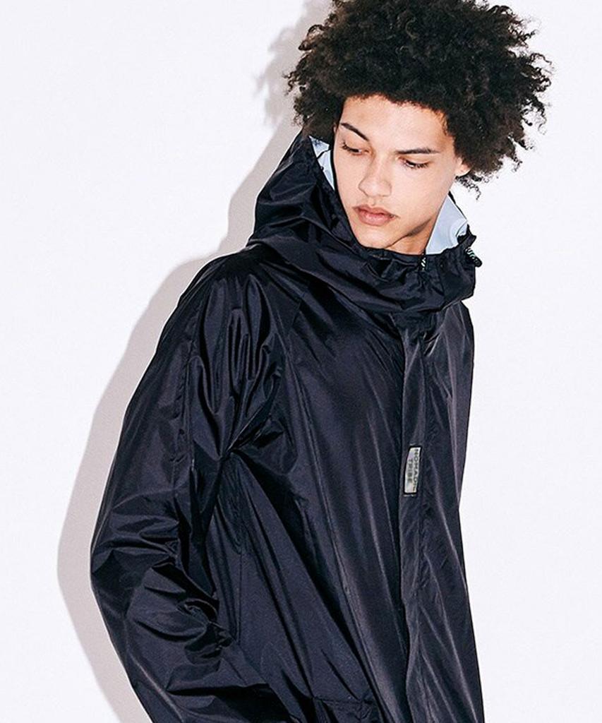 Not Oversized Rain Coat [Black]
