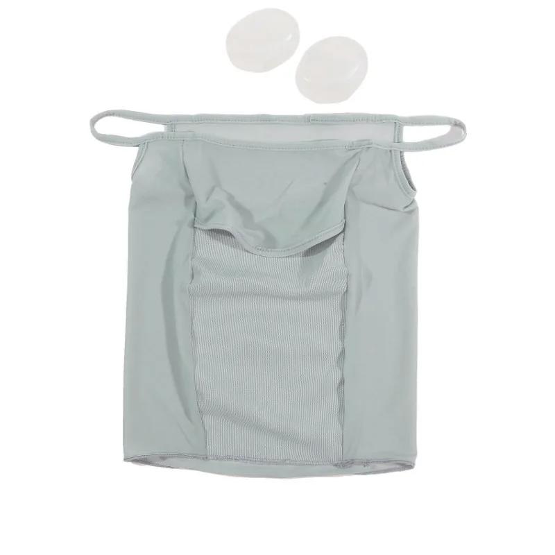 Унисекс Маска от солнца из ледяного шелка с защитой от УФ-лучей, маска для лица Джини, летняя, для занятий спортом на открытом воздухе, с ушными петлями, шарф-маска, защита шеи, вуаль для лица