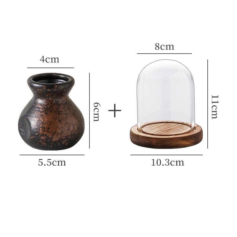 Высококачественная керамическая коробка для зубочисток, ретро-контейнер для хранения ватных палочек, стеклянная крышка, простой домашний кухонный настольный держатель для зубочисток, диспенсеры