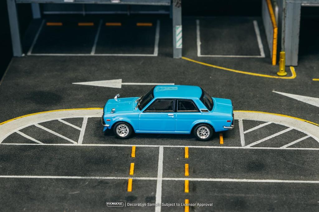 TARMACWORKS Datsun 510 Светло-голубой Готовая модель 1/64 T64R-052-LB